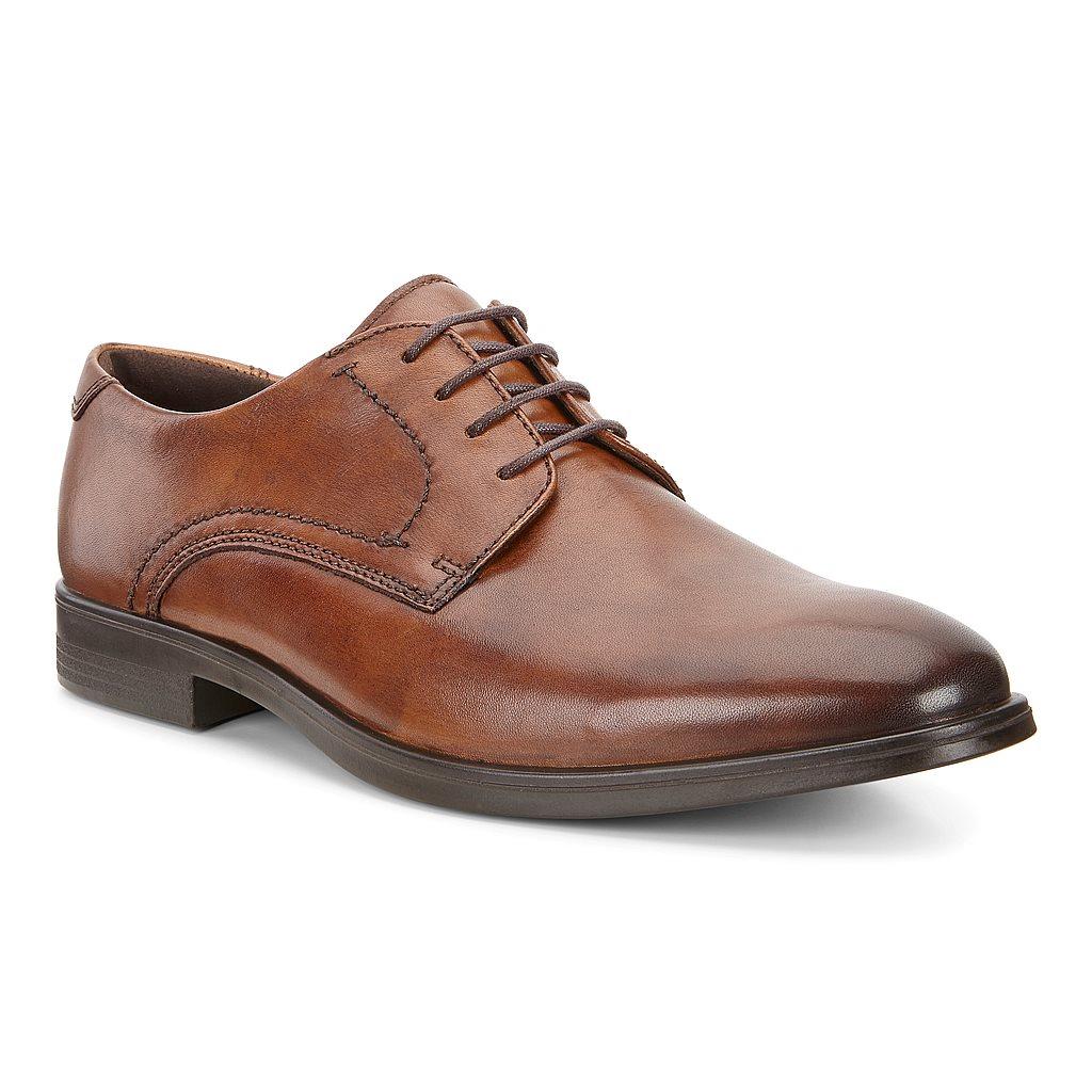 Ecco Melbourne Mens Business Shoes Brown Outlet - India KBD-713902